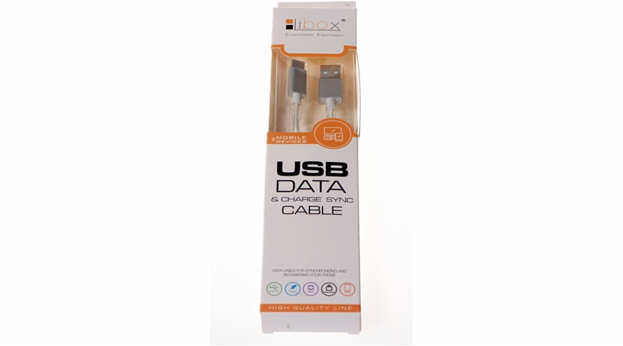 Libox USB kabel typu C, 1m (B0098)