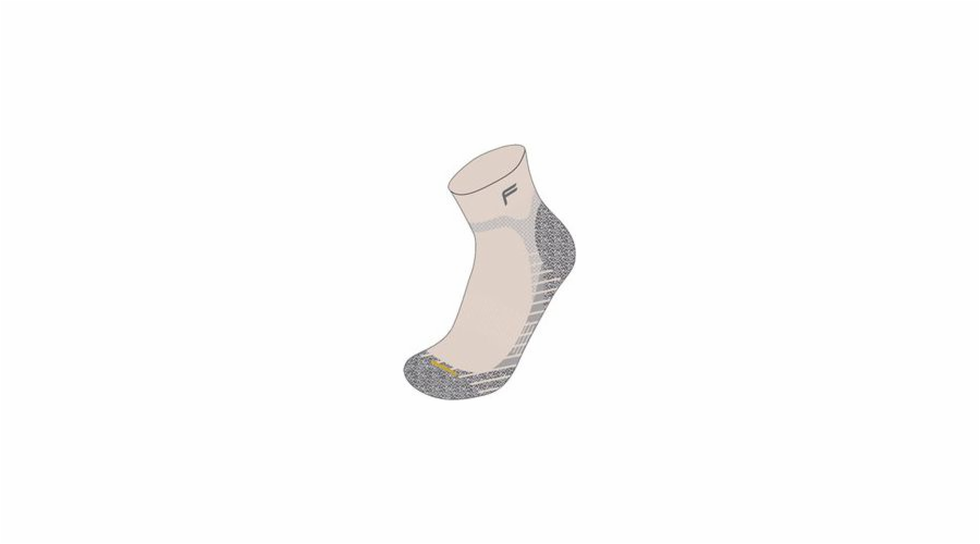 Fuse Pánské ponožky TREKKING E 100 bílé a grafitové, velikosti 47-49 (FSE-23-4623-0-4-0200)