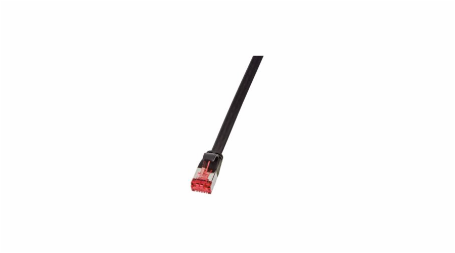 LogiLink U/FTP Cat6 plochý propojovací kabel, 15m, černý (CF2103S)