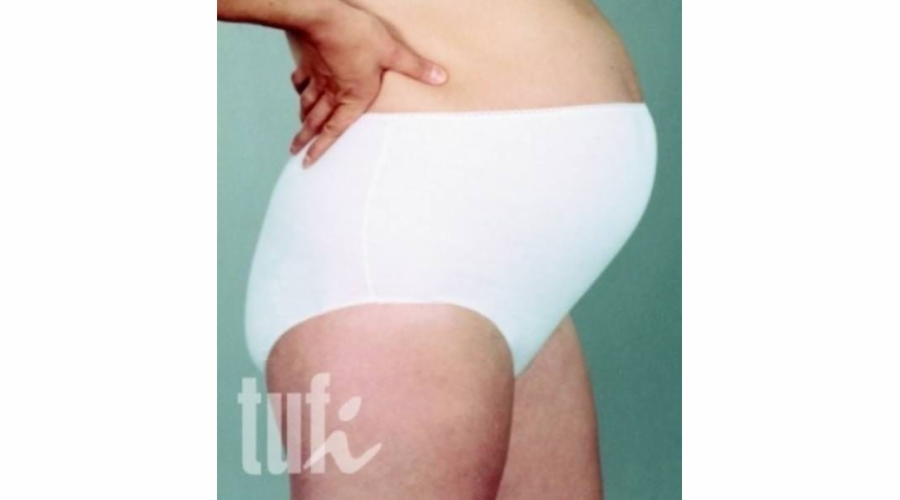 Těhotenské kalhotky Tufi Mambo Maxi, bílé S