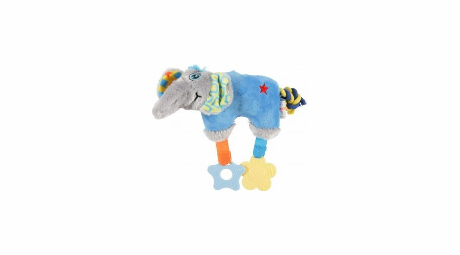 Zolux Plyšová hračka Puppy Elephant blue 27,5x8x20 cm