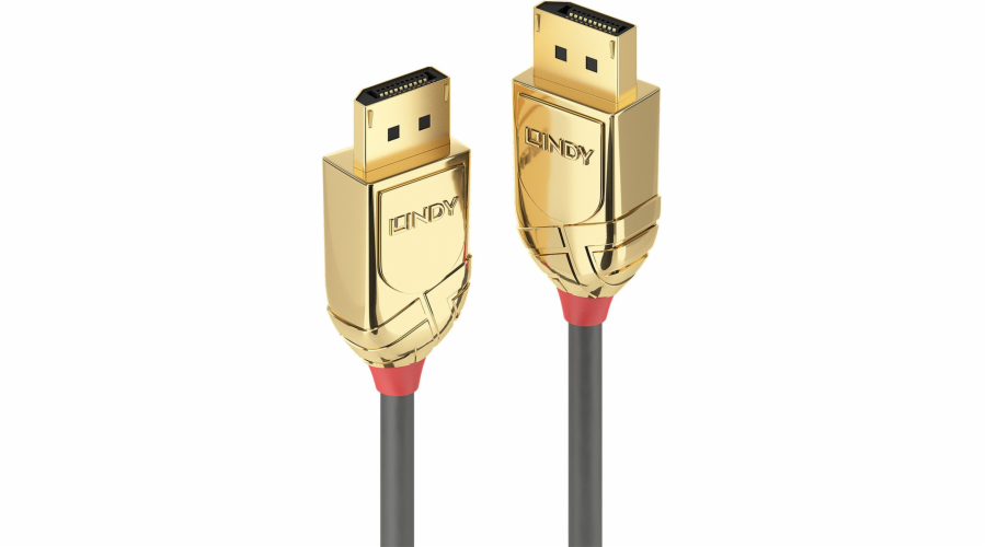 Lindy DisplayPort – kabel DisplayPort 7,5 m zlatý (36295)
