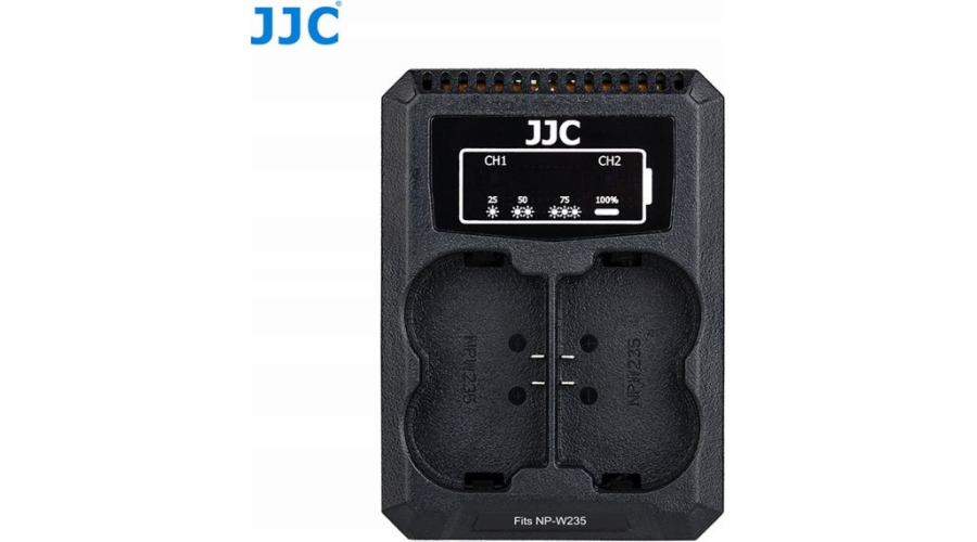Nabíječka fotoaparátu JJC Duální USB nabíječka pro Fujifilm Fuji Np-w235 Npw235