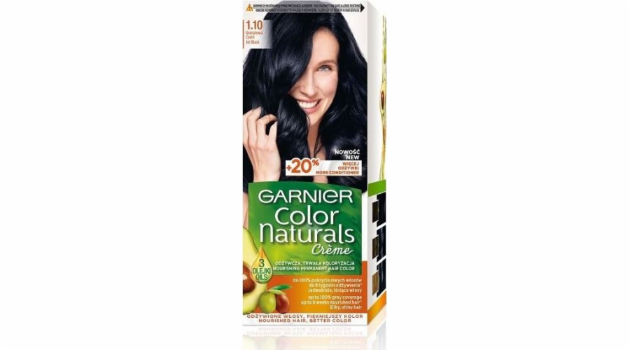 Barva na vlasy Garnier Color Naturals 1.10 Navy Blue