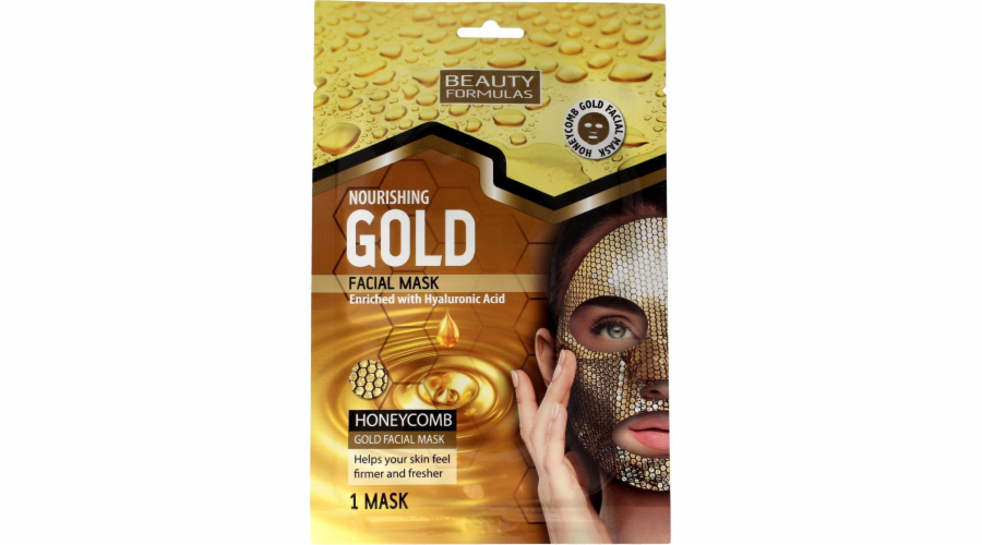 Beauty Formulas Formulas Zlatá pleťová maska Zlatá vyživující