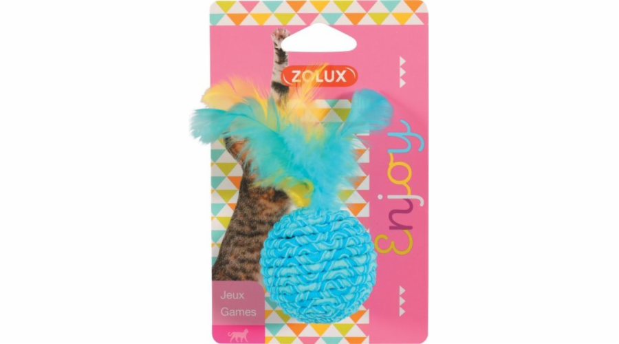 Zolux Ohebný míček pro kočky s peřím