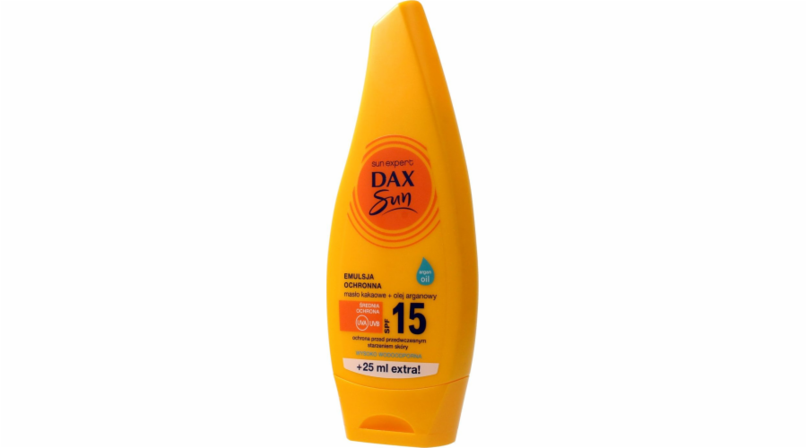 DAX DAX_Sun SPF15 ochranná emulze Kakaové máslo Arganový olej 175ml