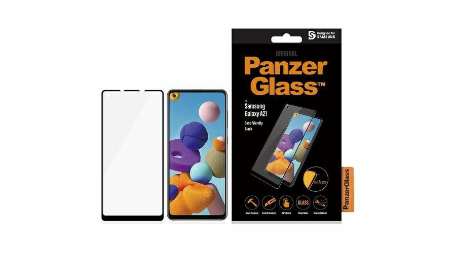 Tvrzené sklo PanzerGlass pro Samsung A21 A215 Case Friendly