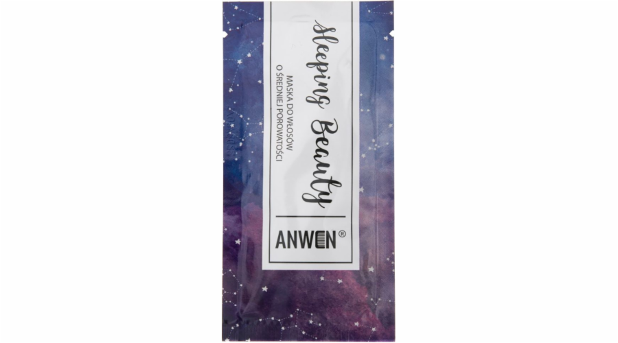Anwen Anwen Noční maska na vlasy pro střední pórovitost Šípková Růženka v sáčku - 10 ml