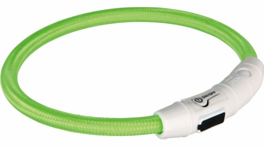 Trixie Ring s USB flash, M–L: 45 cm Zelená