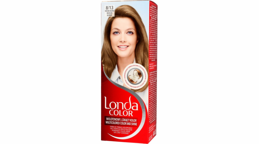Londacolor Cream Barva na vlasy č. 8/13 střední blond 1 bal.