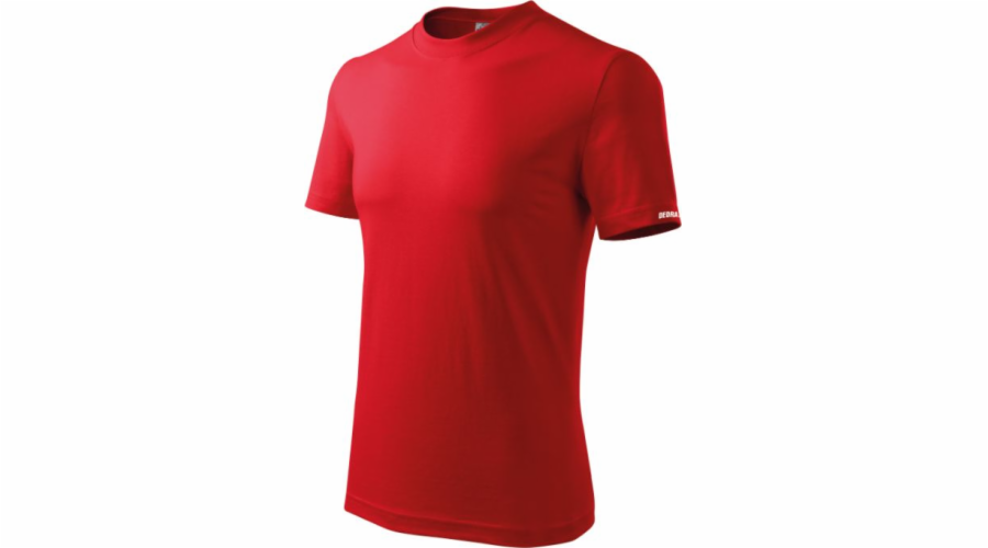 Pánské tričko Dedra XXXL, červené, 100% bavlna (BH5TC-XXXL)