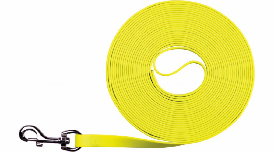 Sledovací vodítko Trixie Easy Life - Neonově žluté 10m x 1,7cm