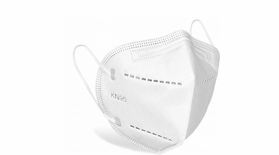 Ochranná maska s filtrem N95/FFP2, bílá