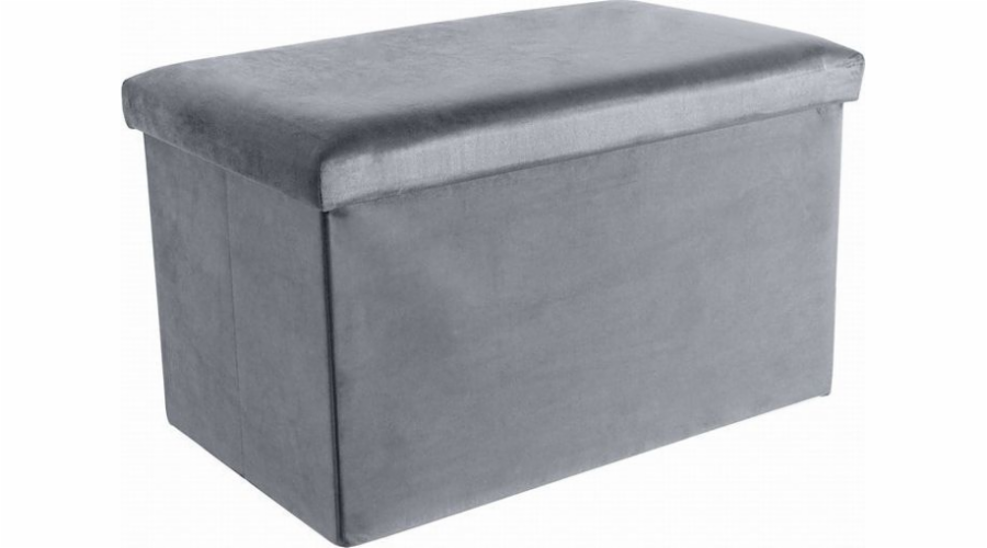 Mufart XL skládací taška do obývacího pokoje, ložnice, šatny a předsíně - 60x38x38cm Velvet Grey