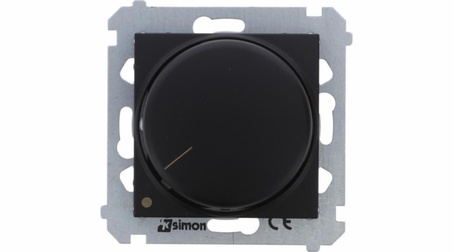 Kontakt-Simon Simon 54 Dvoupólový rotační stmívač pro stmívatelné LED 230V (modul) 5-215W matně černá pro 4vodičovou instalaci. DS9L2.01/49