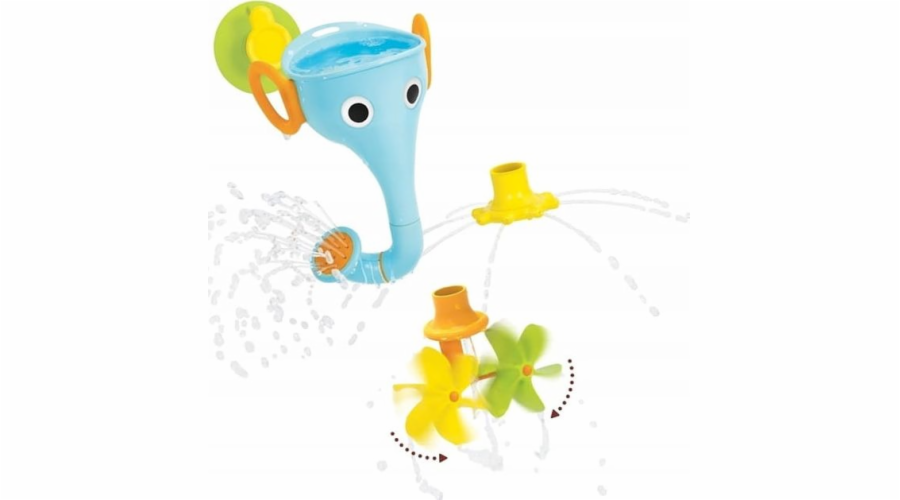 Yookidoo Modrá hračka do vany slona FunEleFun 18m+ Yookidoo