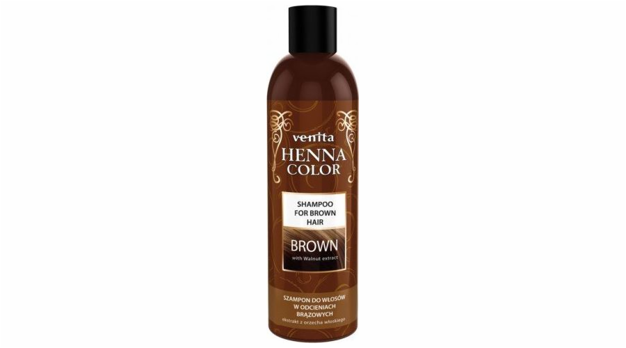 Venita Venita Henna Color Brown bylinný šampon pro hnědé vlasy 250ml | DOPRAVA ZDARMA OD 250 PLN
