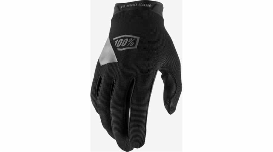 100% rukavice 100% RIDECAMP Youth Glove černá vel. M (délka ruky 149-159 mm) (NOVINKA)