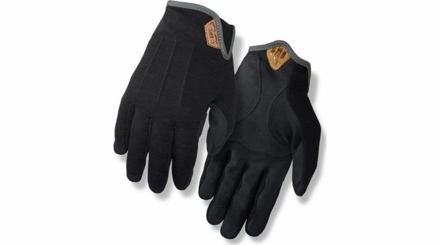 GIRO GIRO D'WOOL pánské rukavice dlouhé prsty černá vel. XL (obvod ruky 248-267 mm / délka dlaně 200-210 mm) (NOVINKA)