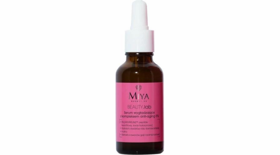 Miya MIYA_Beauty Lab vyhlazující sérum s komplexem Anti-Aging 5% pro citlivou a cévnatou pokožku a oční okolí 30ml