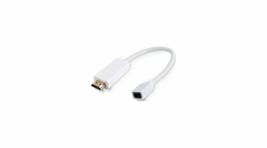 AV adaptér MicroConnect DisplayPort Mini - HDMI bílý (HDMMDP)