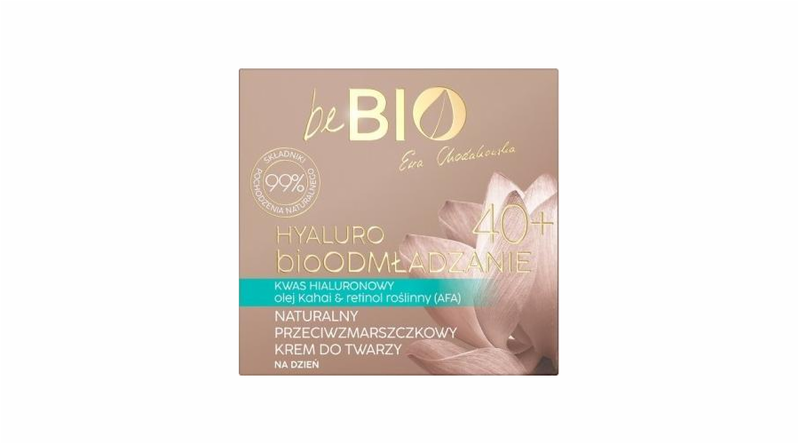 bebio BeBio Ewa Chodakowska Hyaluro bioRejuvenation 40+ přírodní denní krém na obličej 50 ml