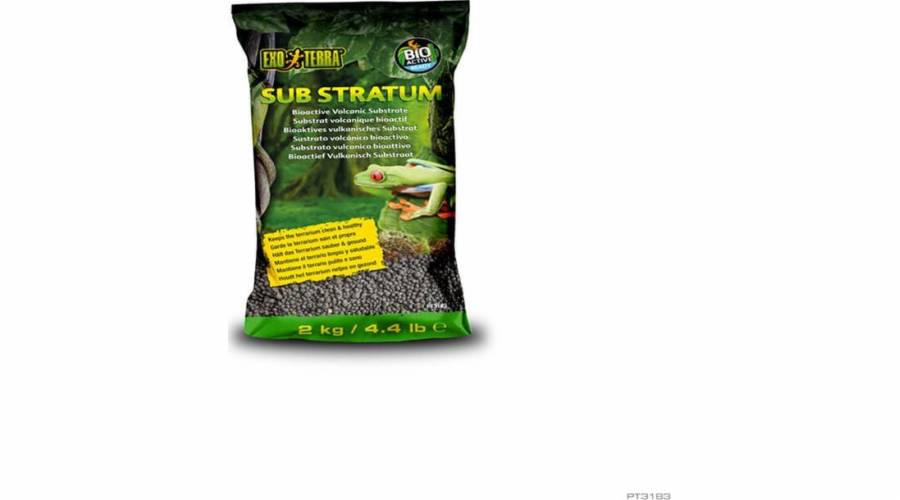 Exo Terra Sub Stratum BioactiveVolcanic Sub, terarijní substrát, pro žáby, 2kg