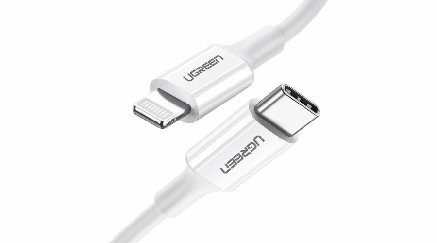 Ugreen USB-C - Lightning kabel 0,25 m Bílý (6957303867462)