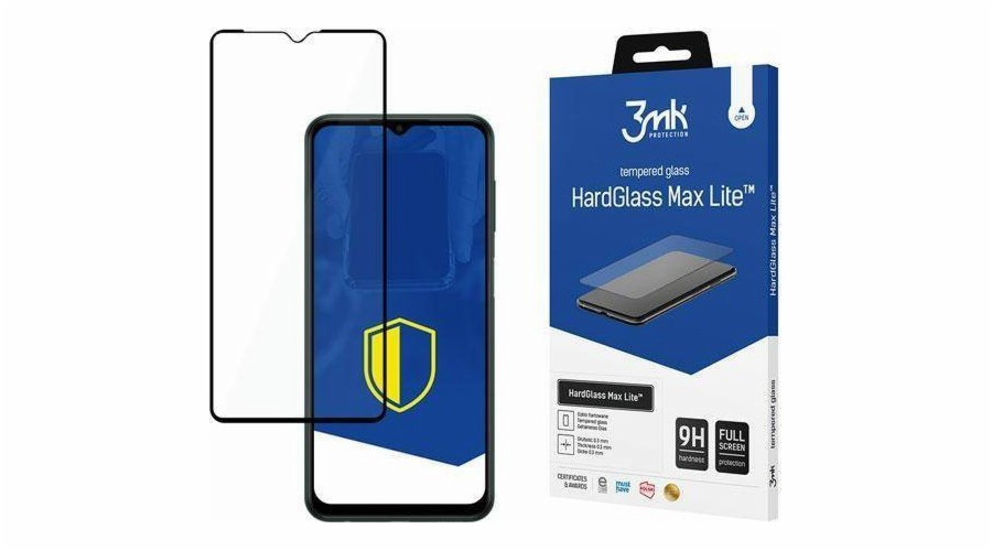 Tvrzené sklo 3MK HardGlass Max Lite Samsung Galaxy M13 LTE černé