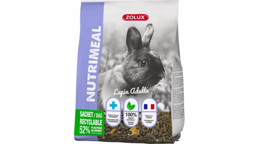 ZOLUX NUTRIMEAL 3 směs pro dospělého králíka 800 g
