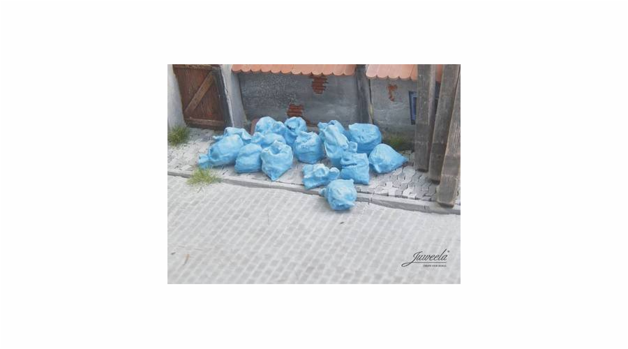 Juweela: Modré plné pytle na odpadky (20 ks)