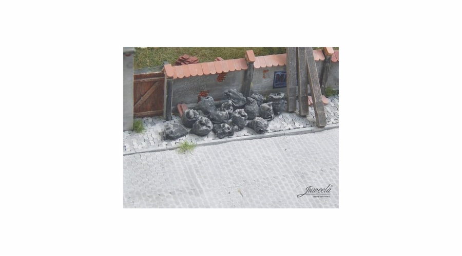 Juweela: Černé plné pytle na odpadky (20 ks)