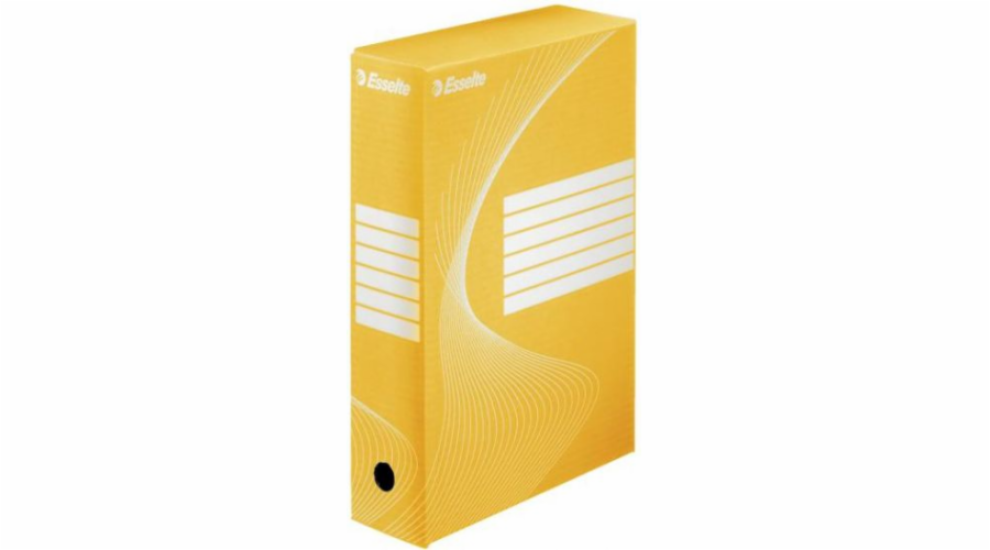 Esselte Box, archivační box Krabice šíře 80mm žlutá (10K029M)