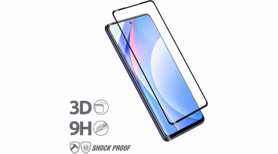 Crong Crong 3D Armor Glass - 9H tvrzené sklo pro celý displej Xiaomi Mi 10T Lite