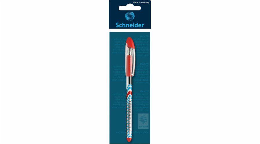 Schneider SCHNEIDER Slider Basic kuličkové pero, M, přívěsek, červené