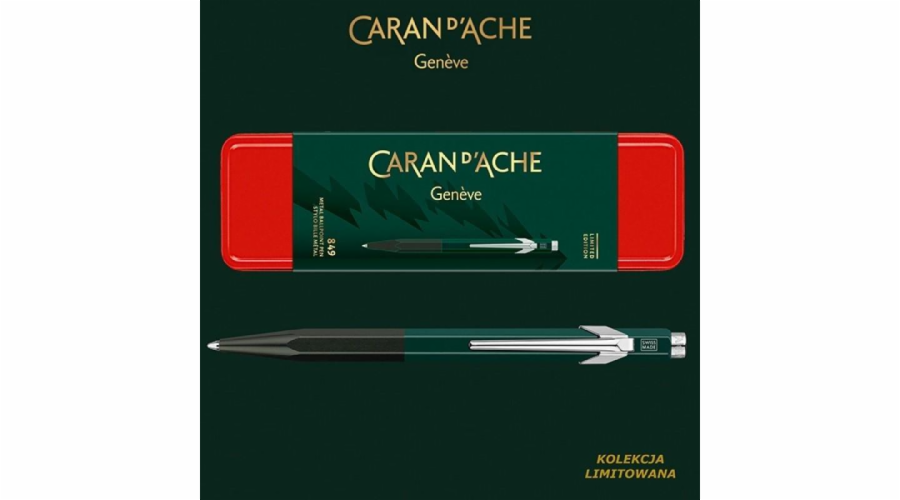 Caran d`Arche CARAN D'ACHE 849 Wonder Forest kuličkové pero, M, zelené