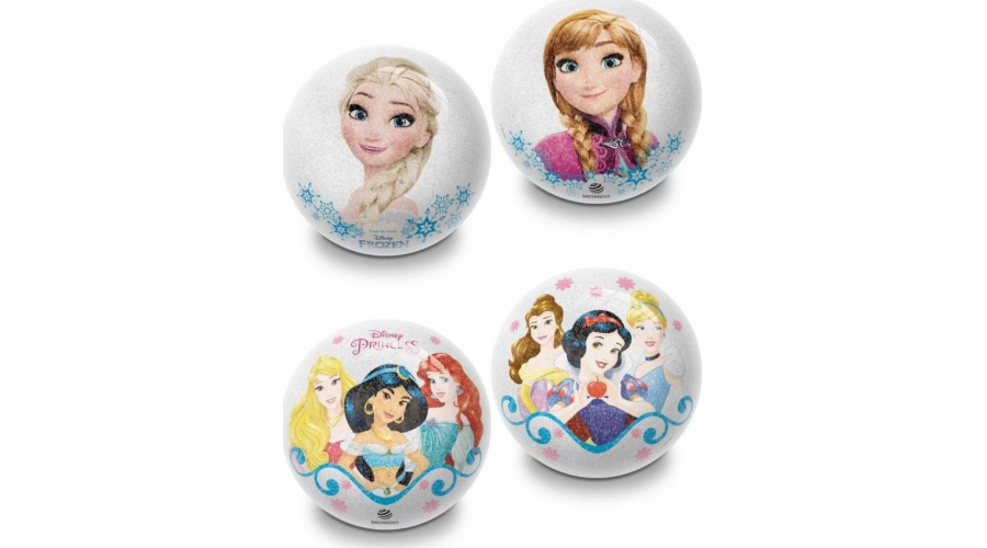 Mondo Frozen & Princess lesklý míč 10 cm