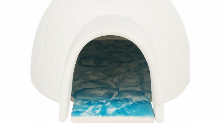 Trixie Igloo s chladící deskou, pro myši/křečky, bílé, keramické, 13x9x15cm