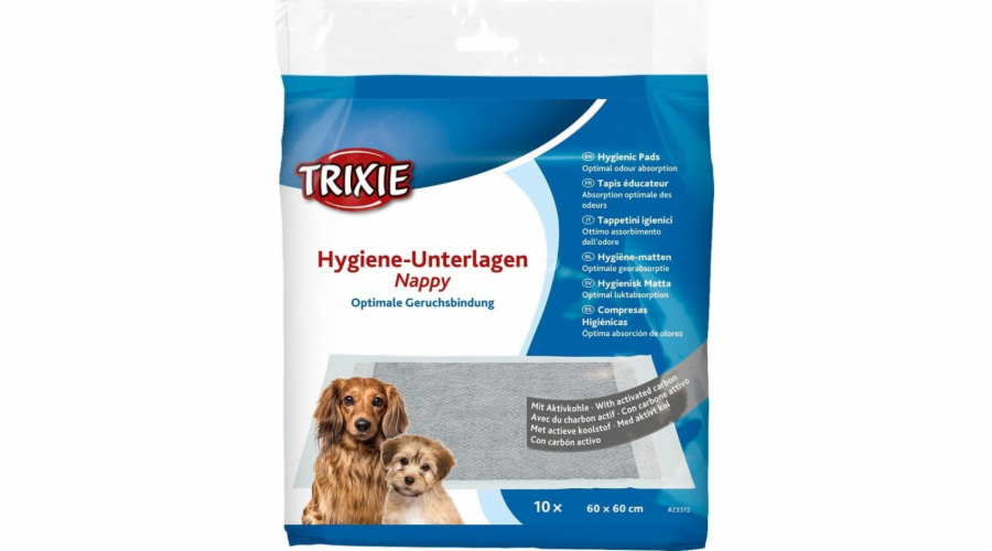 Trixie Hygienická podložka, pro štěňata, 60x60cm, s aktivním uhlím, 10ks/bal.