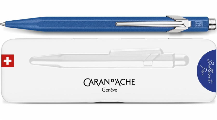 Caran d`Arche CARAN D'ACHE 849 Colormat-X kuličkové pero, M, v krabici, modré