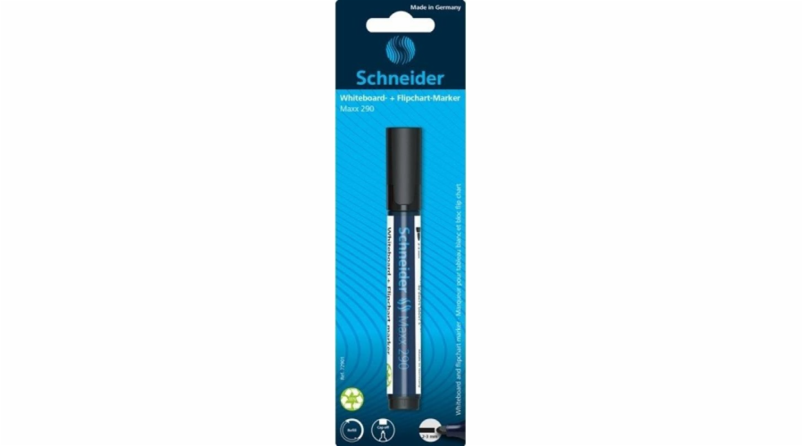 Schneider Popisovač na bílé tabule SCHNEIDER Maxx 290, kulatý, 2-3mm, blistr, černý