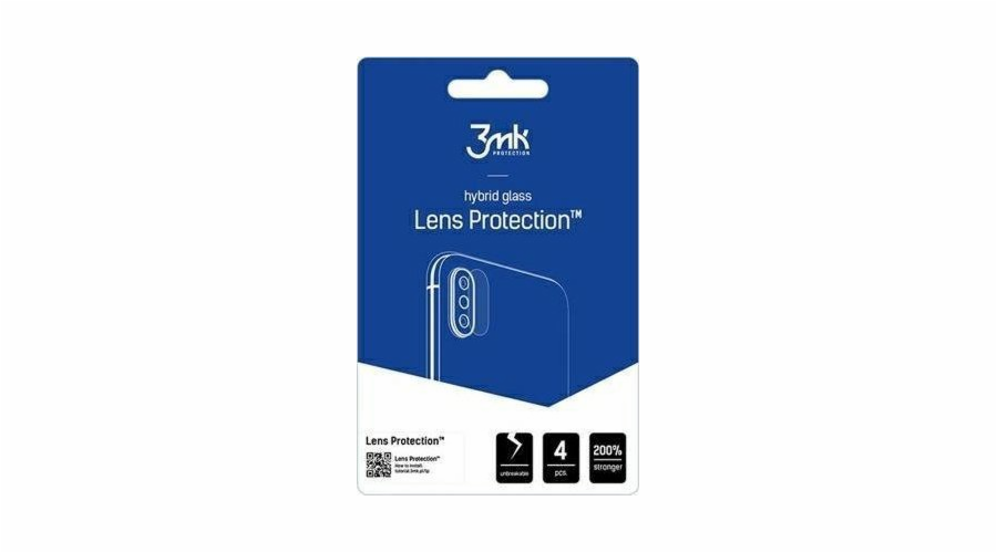 Hybridní sklo 3MK pro objektiv fotoaparátu 3MK Lens Protect Samsung Galaxy A04e [4 PACK]