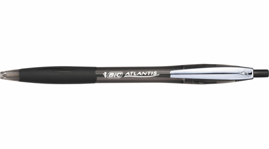 Kuličkové pero Bic Atlantis Metal Click BCL černé