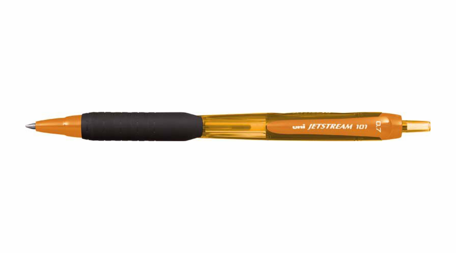 Uni Mitsubishi Pencil SXN-101C UNI kuličkové pero, oranžové pouzdro, modrá náplň - 4902778179710