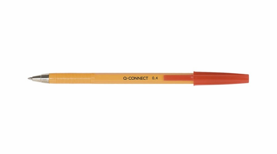 Q-Connect kuličkové pero 0,4 mm, červené (KF34048)