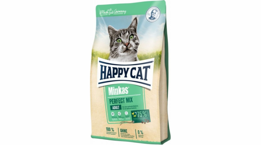 Happy Cat Minkas Perfect Mix drůbež, ryby a jehněčí maso 4 kg