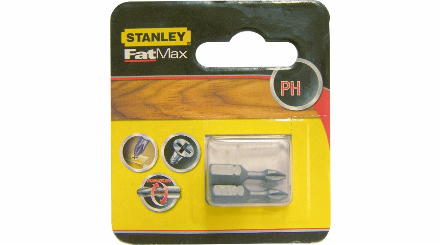 Stanley Šroubovací bity Ph1x25mm 2 ks. - STA62020