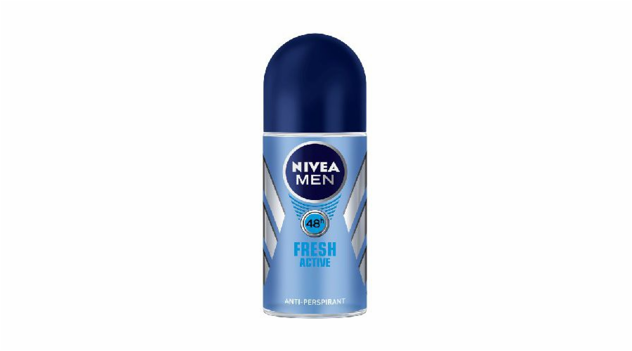 Nivea Deodorant Antiperspirant FRESH ACTIVE roll-on pro muže 50ml - 0182808
