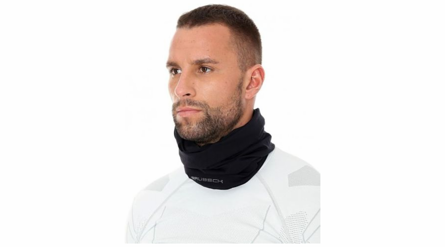 Brubeck Athletic pánský multifunkční šátek, černý, velikost S/M (KM10350)